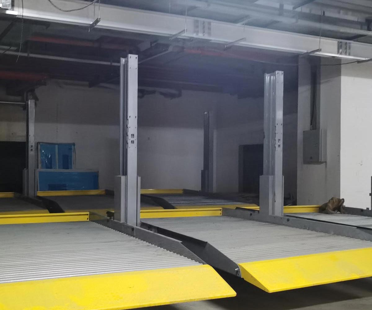青白江4柱機械停車場過驗收