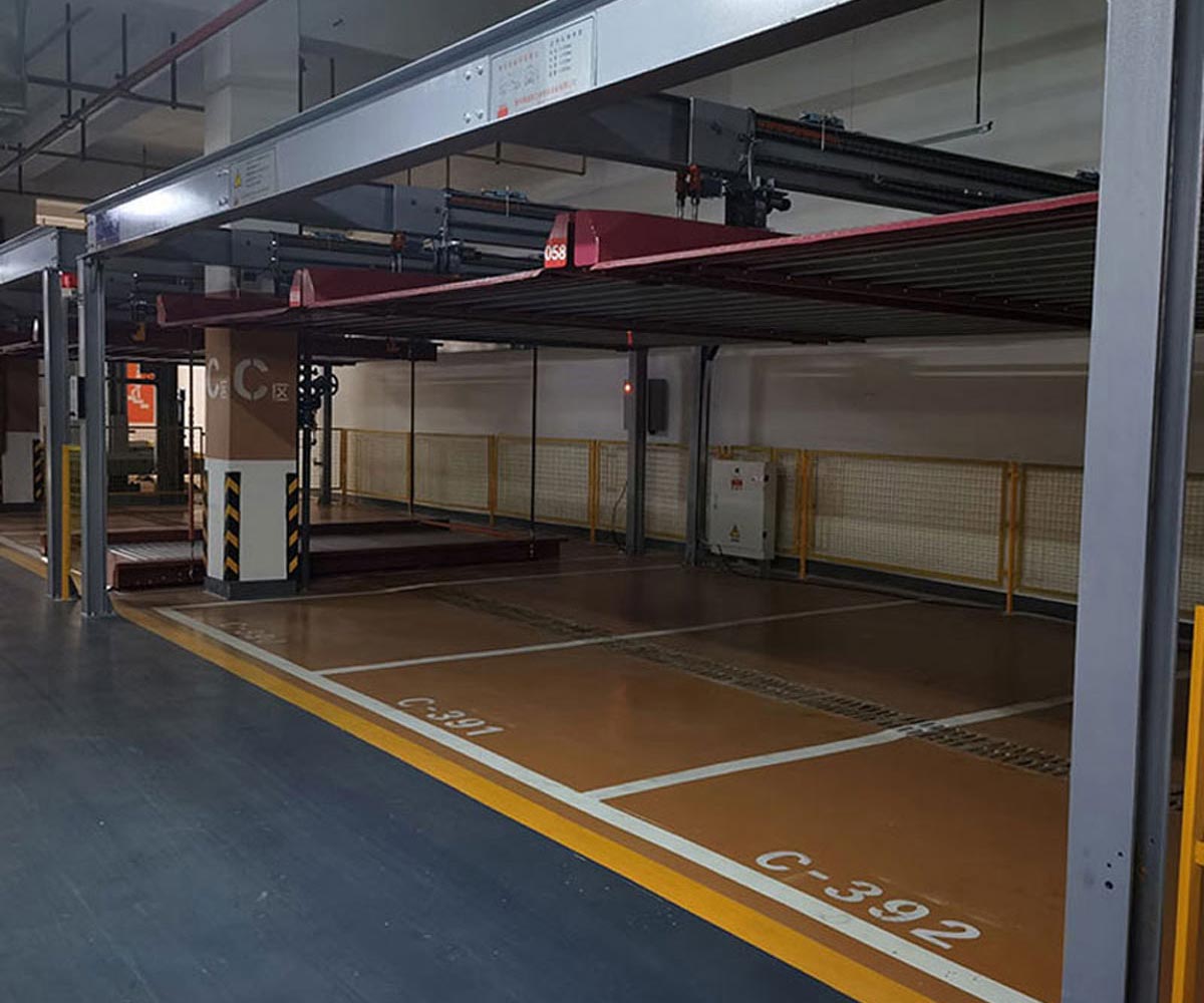康定二柱式簡易升降類立體車庫